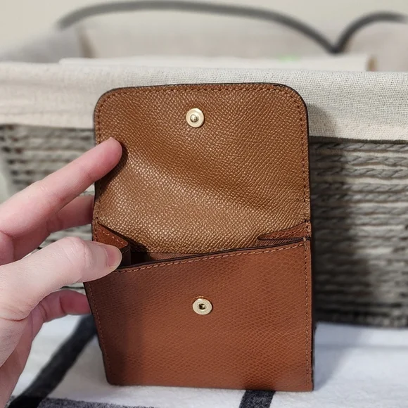 Rainbow Trifold Coach Wallet - Picture 4 of 6